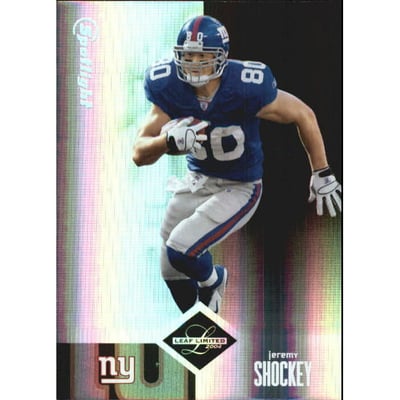 2004 Leaf Limited Silver Spotlight #47 Jeremy Shockey