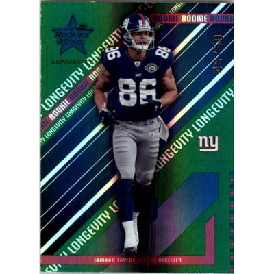 2004 Leaf Rookies and Stars Longevity Emerald #220 Jamaar Taylor