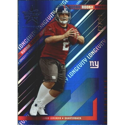 2004 Leaf Rookies and Stars Longevity Sapphire #221 Jared Lorenzen