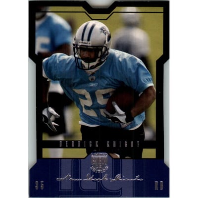 2004 SkyBox LE Black Border Platinum #112 Derrick Knight