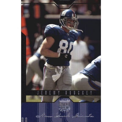 2004 SkyBox LE Black Border Platinum #33 Jeremy Shockey