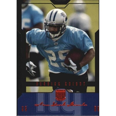 2004 SkyBox LE Black Border Red #112 Derrick Knight