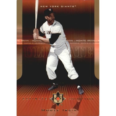 2004 Ultimate Collection Gold #24 Monte Irvin