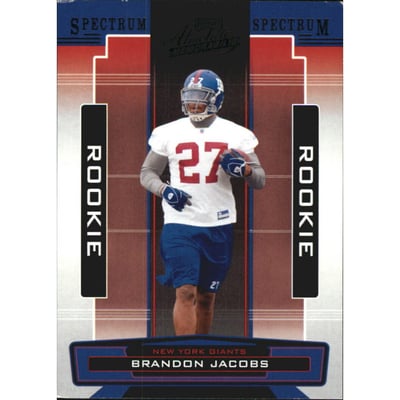 2005 Absolute Memorabilia Spectrum Black Retail #168 Brandon Jacobs
