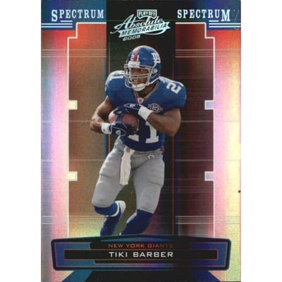 2005 Absolute Memorabilia Spectrum Silver #101 Tiki Barber
