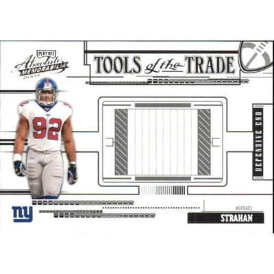 2005 Absolute Memorabilia Tools of the Trade Black #66 Michael Strahan