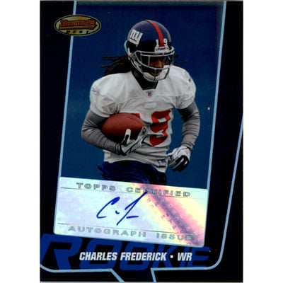 2005 Bowman's Best Blue #157 Charles Frederick AU