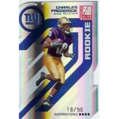 2005 Donruss Elite Aspirations #122 Charles Frederick/90