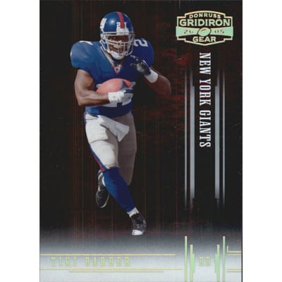 2005 Donruss Gridiron Gear Gold Holofoil #94 Tiki Barber