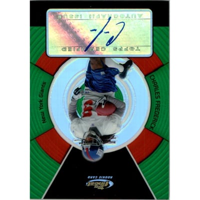 2005 Finest Green Refractors #176 Charles Frederick AU