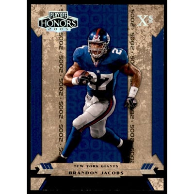 2005 Playoff Honors X's #119 Brandon Jacobs