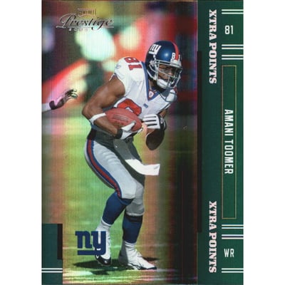 2005 Playoff Prestige Xtra Points Green #93 Amani Toomer