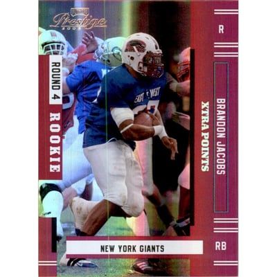 2005 Playoff Prestige Xtra Points Red #172 Brandon Jacobs