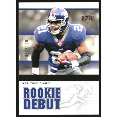 2005 Upper Deck Rookie Debut Gold 100 #65 Tiki Barber