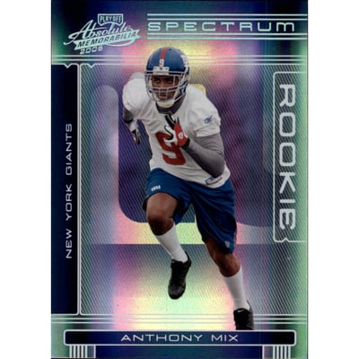 2006 Absolute Memorabilia Spectrum Silver #174 Anthony Mix