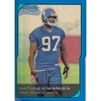 2006 Bowman Chrome Blue Refractors #250 Mathias Kiwanuka