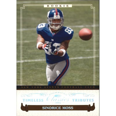 2006 Donruss Classics Timeless Tributes Silver #139 Sinorice Moss