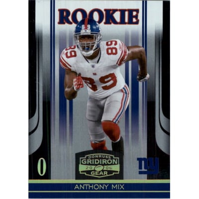 2006 Donruss Gridiron Gear Gold Holofoil O's #106 Anthony Mix