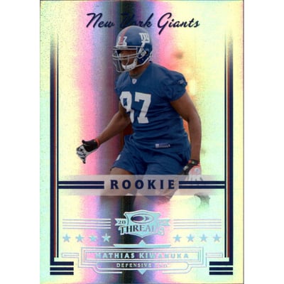 2006 Donruss Threads Silver Holofoil #151 Mathias Kiwanuka