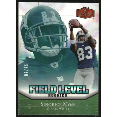 2006 Flair Showcase Emerald #214 Sinorice Moss