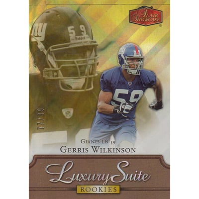 2006 Flair Showcase Gold #123 Gerris Wilkinson