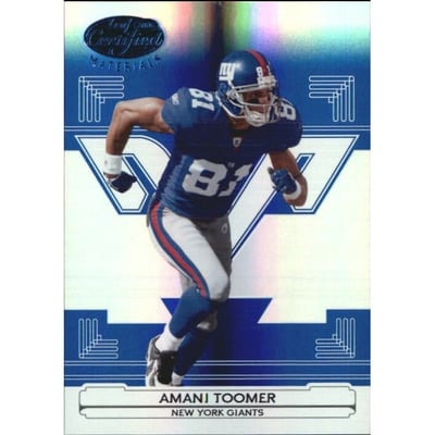 2006 Leaf Certified Materials Mirror Blue #98 Amani Toomer