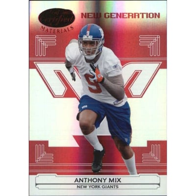 2006 Leaf Certified Materials Mirror Red #179 Anthony Mix
