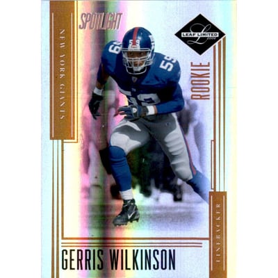 2006 Leaf Limited Bronze Spotlight #197 Gerris Wilkinson