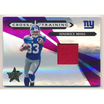 2006 Leaf Rookies and Stars Cross Training Materials Prime #23 Sinorice Moss