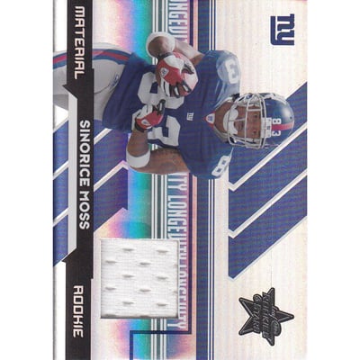 2006 Leaf Rookies and Stars Longevity Holofoil Parallel #261 Sinorice Moss JSY