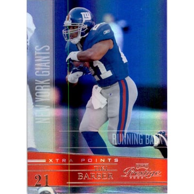 2006 Playoff Prestige Xtra Points Red #104 Tiki Barber