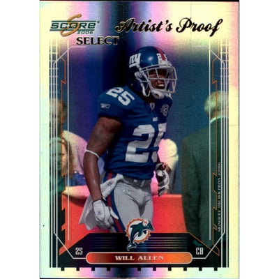 2006 Select Artist's Proof #186 Will Allen