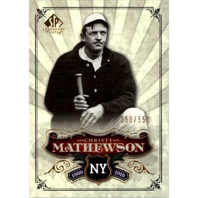 2006 SP Legendary Cuts #181 Christy Mathewson