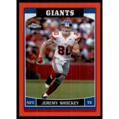 2006 Topps Chrome Red Refractors #38 Jeremy Shockey