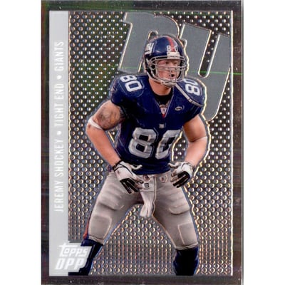 2006 Topps Draft Picks and Prospects Chrome Silver #75 Jeremy Shockey
