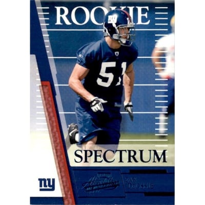 2007 Absolute Memorabilia Spectrum Blue Retail #192 Zak DeOssie
