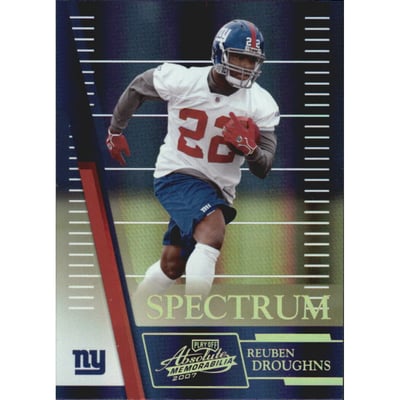 2007 Absolute Memorabilia Spectrum Gold #6 Reuben Droughns