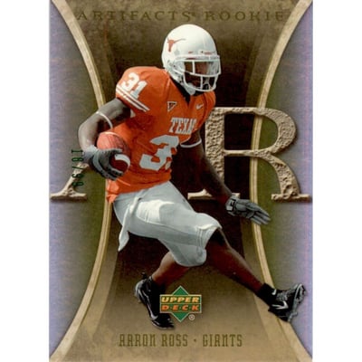 2007 Artifacts Green #101 Aaron Ross