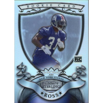 2007 Bowman Sterling Refractors #7 Aaron Ross
