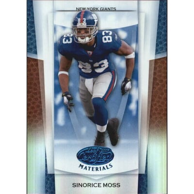 2007 Leaf Certified Materials Mirror Blue #11 Sinorice Moss