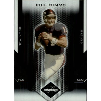 2007 Leaf Limited #174 Phil Simms