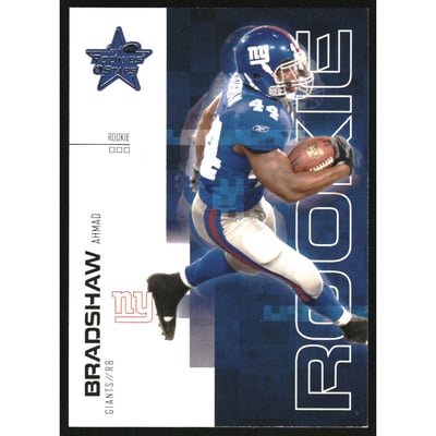 2007 Leaf Rookies and Stars #119 Ahmad Bradshaw RC