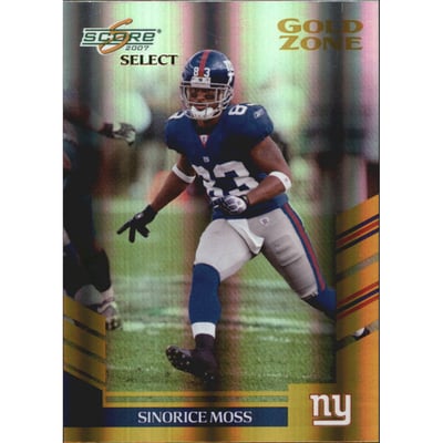 2007 Select Gold Zone #15 Sinorice Moss