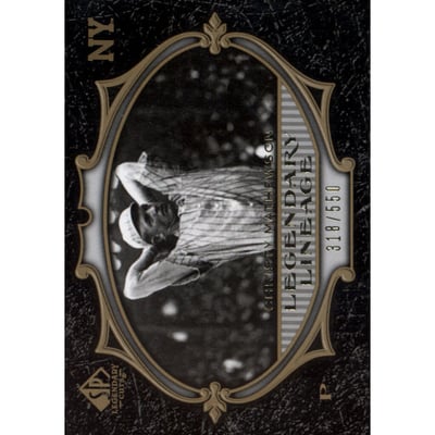 2007 SP Legendary Cuts #166 Christy Mathewson LL