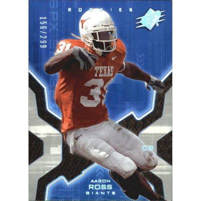 2007 SPx Silver Holofoil Rookies #104 Aaron Ross