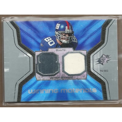 2007 SPx Winning Materials Jersey Number #WMJS Jeremy Shockey