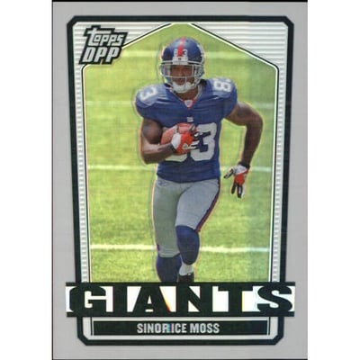 2007 Topps Draft Picks and Prospects Chrome Silver Refractors #55 Sinorice Moss