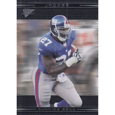 2007 Topps Performance Silver #34 Brandon Jacobs