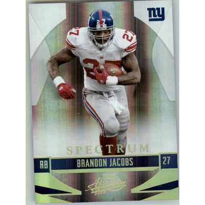 2008 Absolute Memorabilia Spectrum Gold #97 Brandon Jacobs