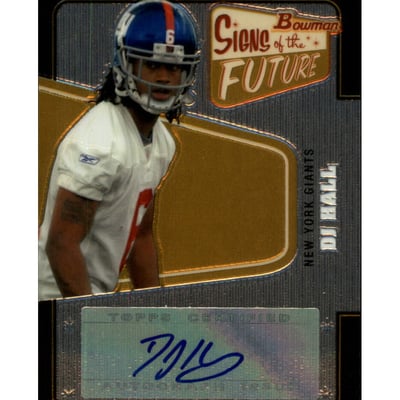 2008 Bowman Signs of the Future #SFDH DJ Hall C